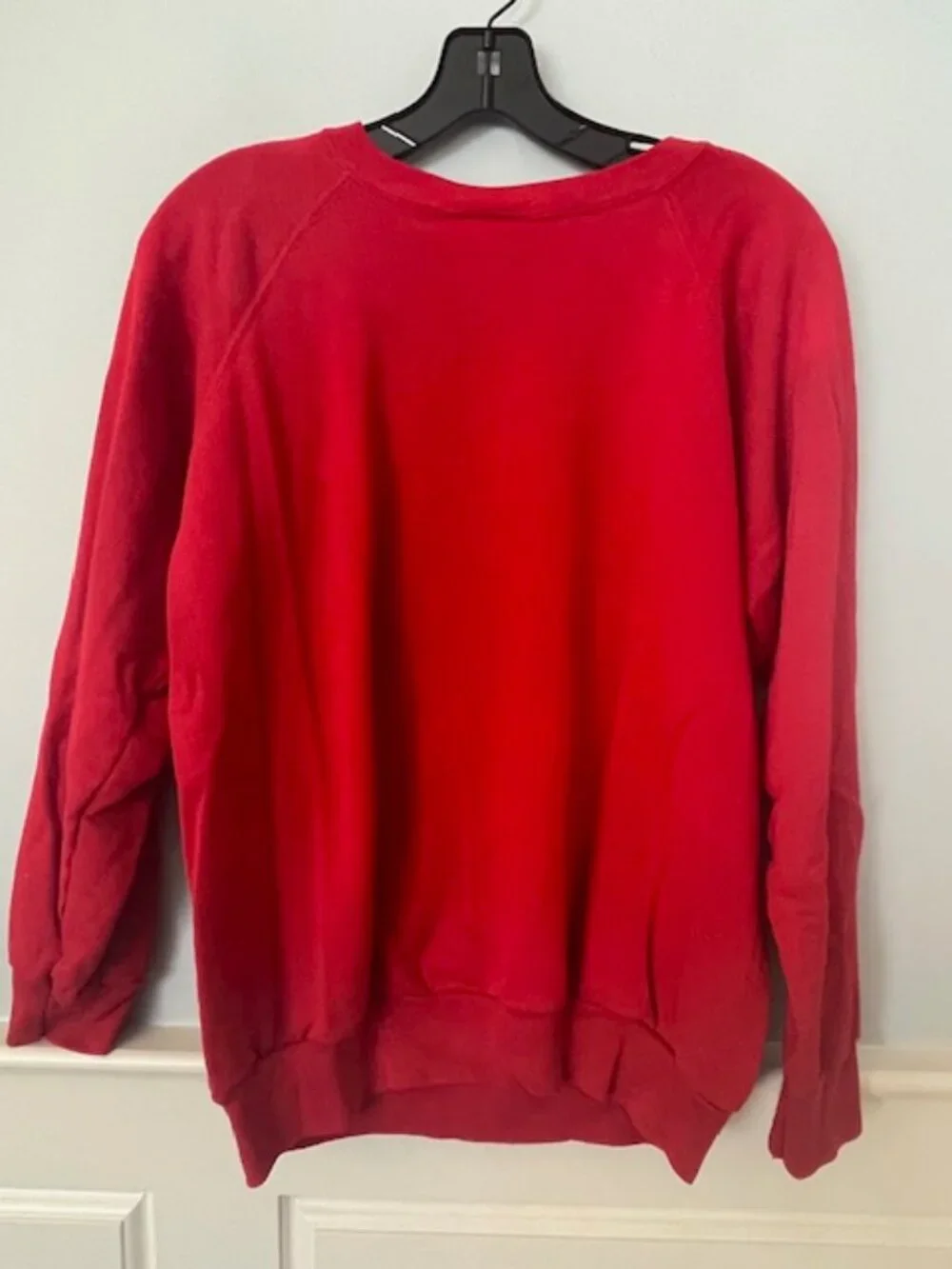 Vintage 80's Santa Claus Christmas Sweatshirt Retrocore Kidcore Festive Large